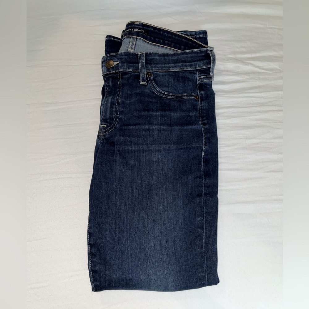 Lucky Brand mid rise straight sweet jeans size 28 in twilight blue